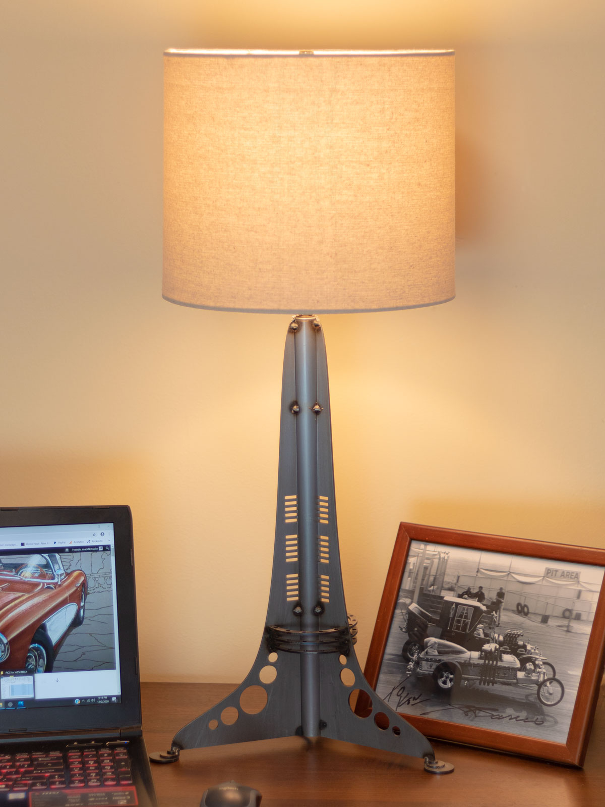 Rocket Age Lamp