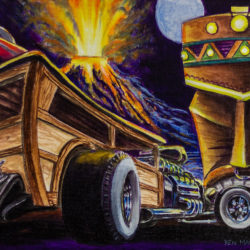 "Surf Woody" 8 x 10" Signed & Numbered Print