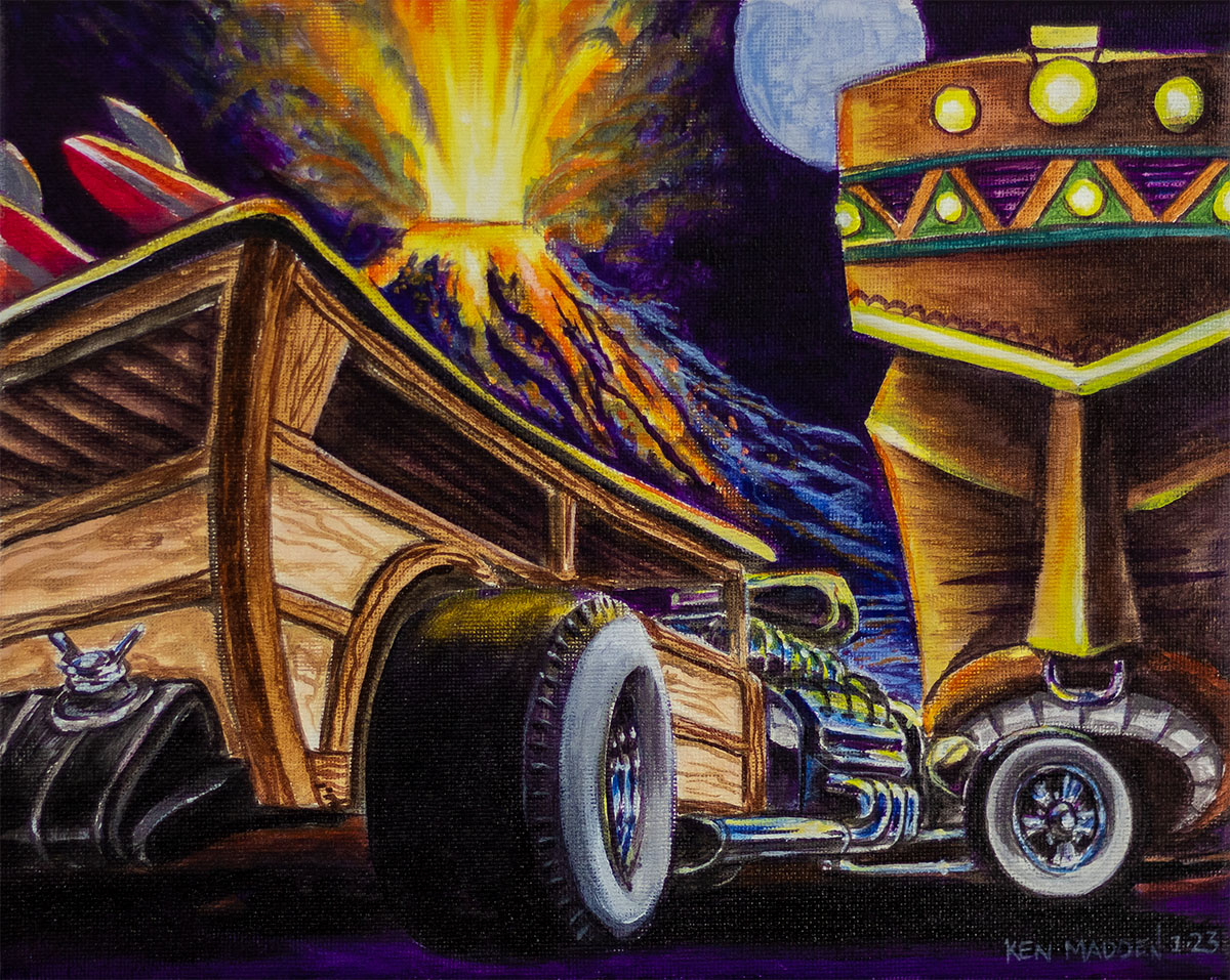 "Surf Woody" 8 x 10" Signed & Numbered Print