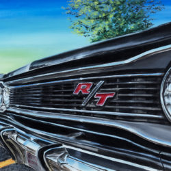 mopar, muscle car, classic car, car show, vintage car, automotive art, original artwork