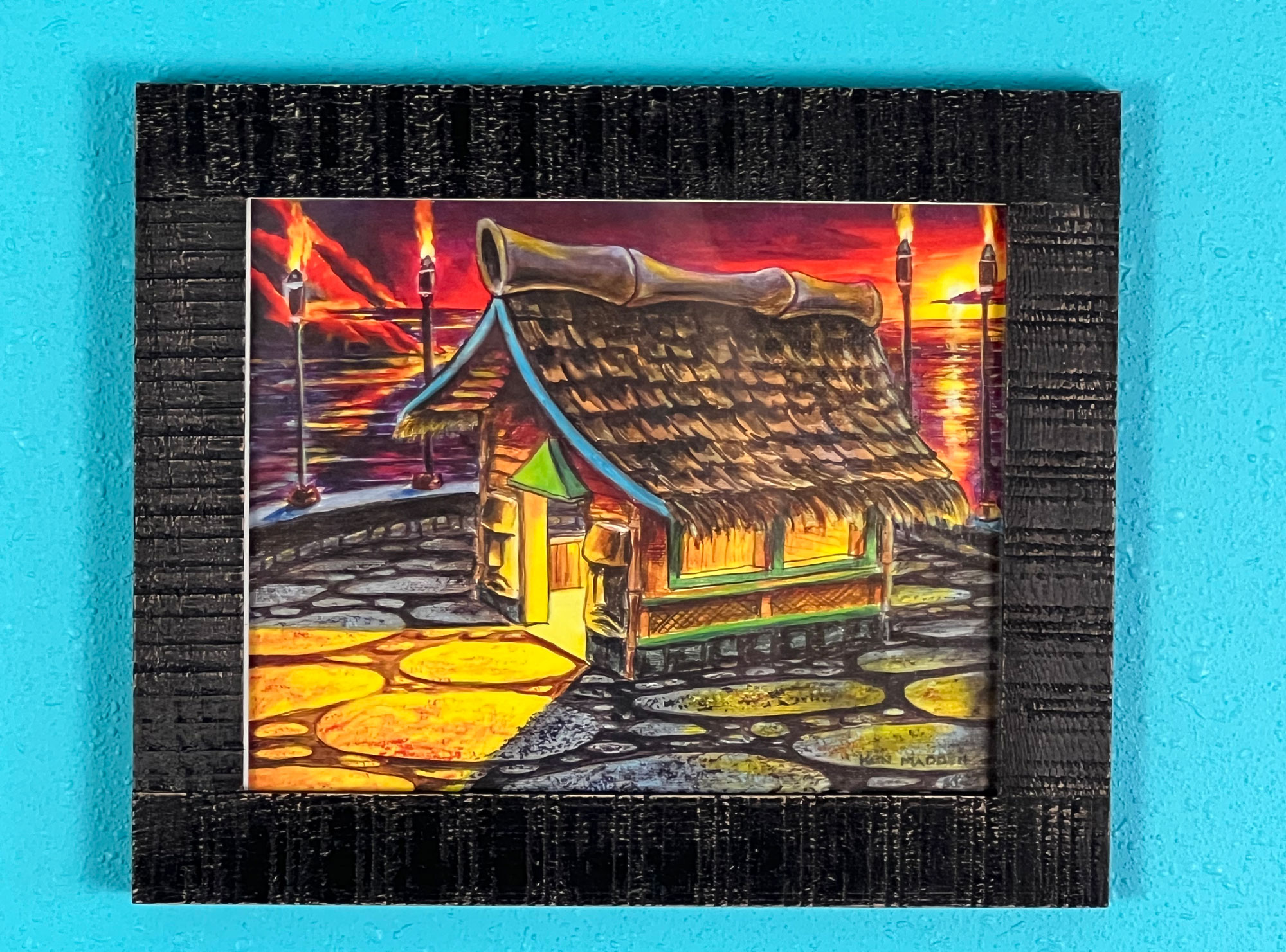 "Island Tiki Hut" 8 x 10" Signed and Numbered Print - Image 2