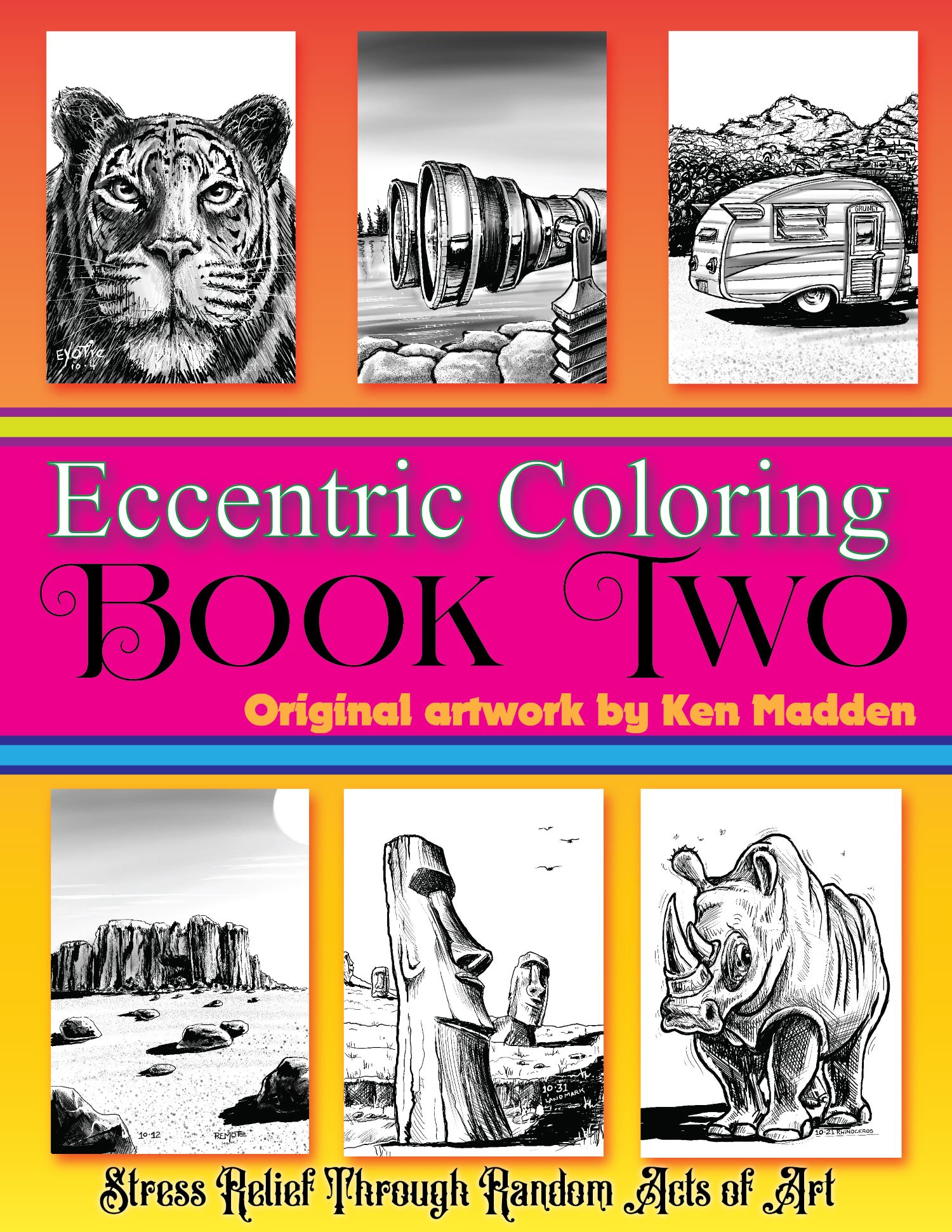 Eccentric Coloring Book Two